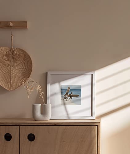 White Oak Wood 10x10 Picture Frame (Set of 01 / White Oak / 10x10 in)