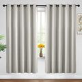 Room Darkening Curtains 62x72 inch Length Light Beige (Light Beige / 62"W x 72"L (Pack of 2))