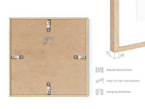 Beige Oak Wood 10x10 Picture Frames (Set of 15 / Beige Oak / 10x10 in)