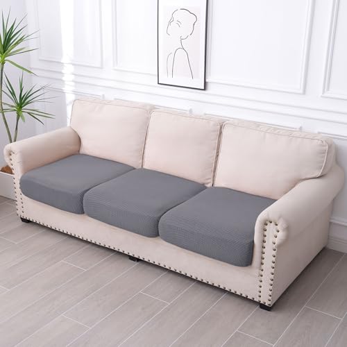 Waterproof Couch Cushion Covers (Middle Grey / 3PCS)