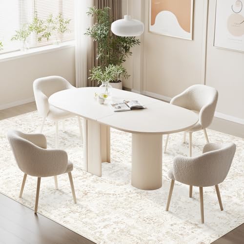 5x7 Area Rugs for Living Room (Boho Beige / 5' X 7' (Rectangular))