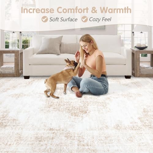 Area Rugs 8x10 Vintage Rug (Beige / 8' X 10' (Rectangular))