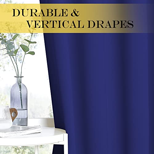 Blackout Curtains Panels for Bedroom (Navy Blue / 66"W x 72"L (Pack of 2))