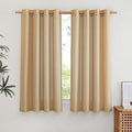 Thick Linen Burlap Curtains for Bedroom (Burlap / 55"W x 63"L (Pack of 2))