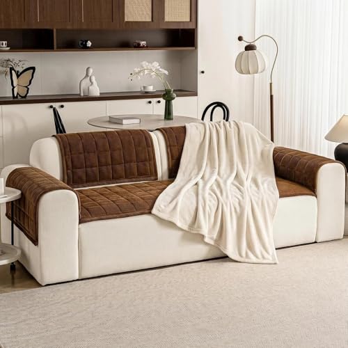 Couch Covers for Dogs (Dark Brown / 1PC/27.6"x27.6")