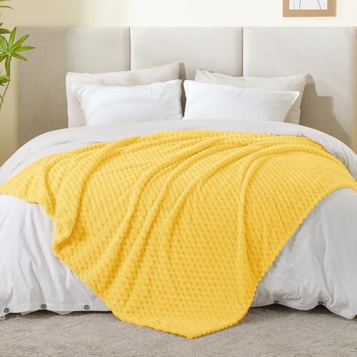 Light Yellow Twin Blanket for Couch (Light Yellow / Twin(60"x80"))