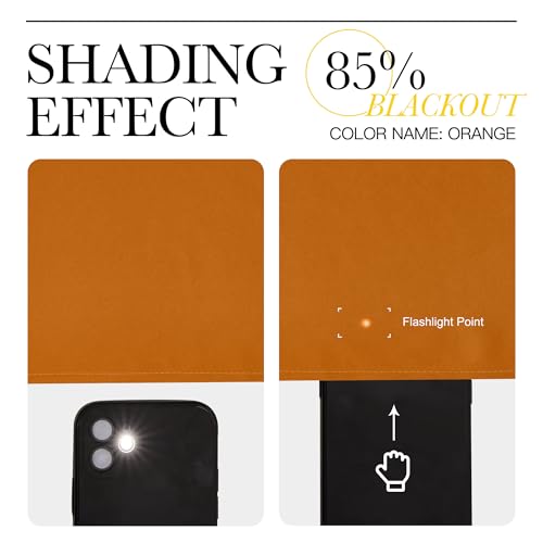 Orange Curtains 84 inch Length 2 Panels (Orange / 52"W x 84"L (Pack of 2))