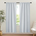 1 Panel Room Darkening French Door Curtain (Greyish White (Pack of 1) / 36"W x 72"L (Pack of 1))