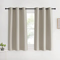 Kitchen Curtains (Natural / 42"W x 60"L (Pack of 2))