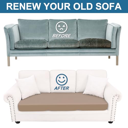 Couch Cushion Covers (Mocha / Seat 1 Pack)