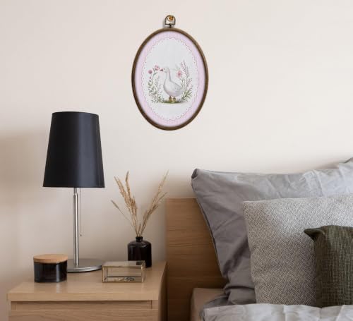 Cottage core Goose Oval Wall Art (Goose Oval Wall Art, 22)