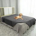 Waterproof Blanket Reversible Dog Bed Cover Pet Blanket for Furniture Bed Couch Sofa (82x102 Inch (Pack of 1) / Darkgrey)