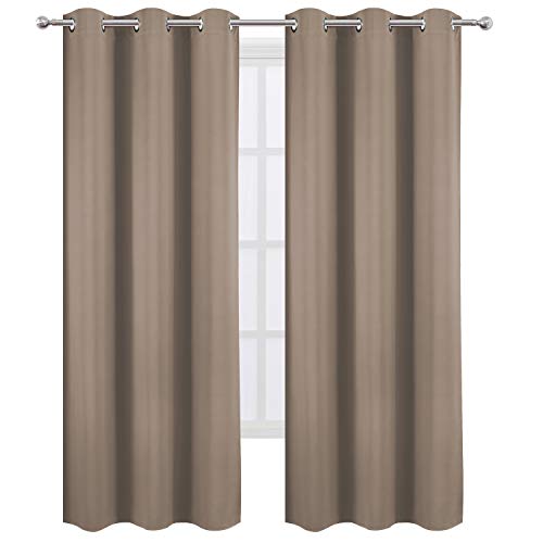 Cappuccino Thermal Blackout Curtains (Cappuccino / 42"W x 84"L (Pack of 2))