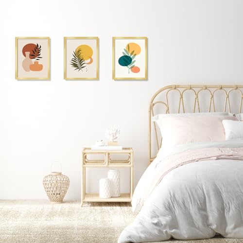 8x10 Picture Frame for Wall Display (Gold / 8x10)