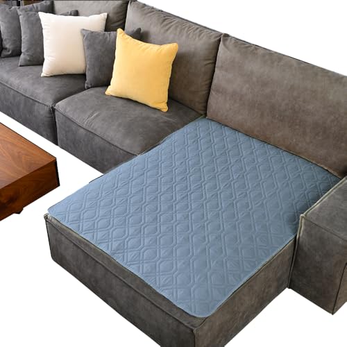 Waterproof Dog Bed Cover Pet Blanket for Furniture Bed Couch Sofa Reversible (40x50 Inch (Pack of 1) / Stoneblue+violetblue)