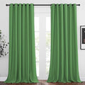 Room Darkening Grommet Curtain Panels (Forest Green / 80"W x 108"L (Pack of 2))