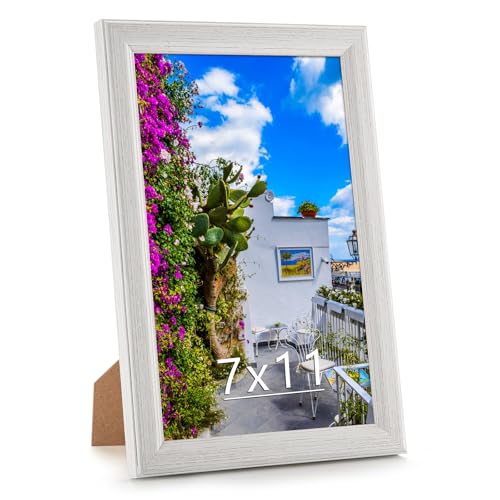 7x11 Wood Frame White (White / 7x11)