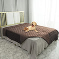 Waterproof Blanket Reversible Dog Bed Cover Pet Blanket for Furniture Bed Couch Sofa (82x120 Inch (Pack of 1) / Chocolate)