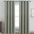 Ultra Sleep Blackout Room Darkening Curtains for Bedroom (52"W x 96"L (Pack of 1) / Light Sage)