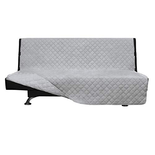 Reversible Couch Cover (Light Gray/Light Gray / Large Futon)