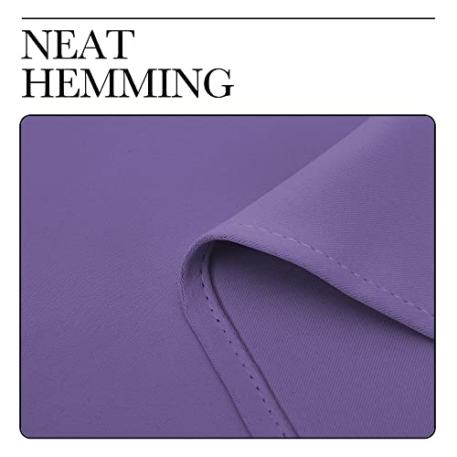 Blackout Curtains & Drapes for Bedroom (Lilac Purple / 34"W x 40"L (Pack of 2))