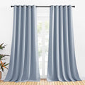 Blackout Curtain Panels for Bedroom (Vintage Blue / 70"W x 95"L (Pack of 2))