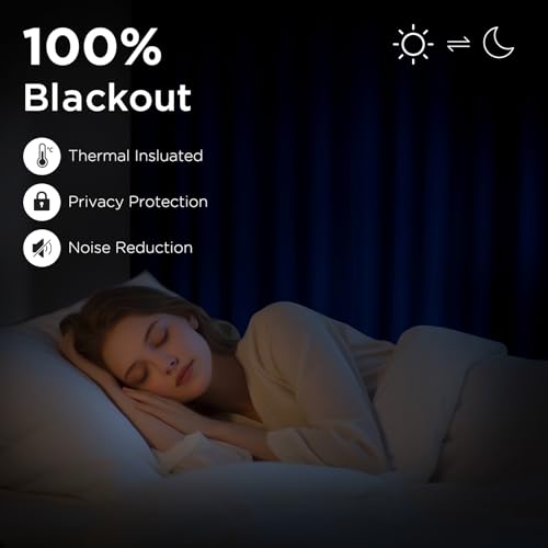 Royal Blue Blackout Curtains Customize (Royal Blue / Customsize)