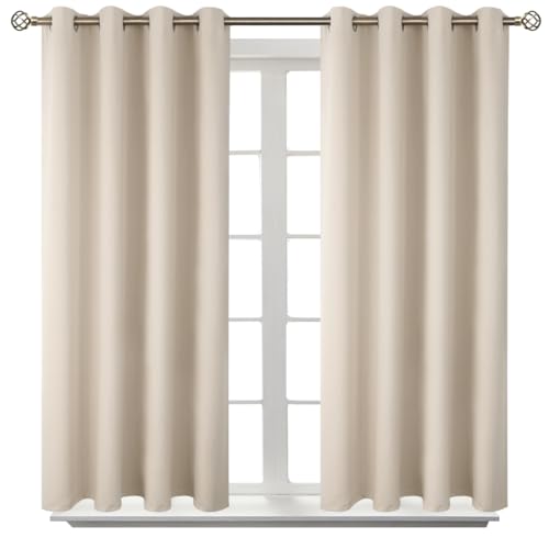 Blackout Curtains (Champagne / 52"W x 45"L (Pack of 2))