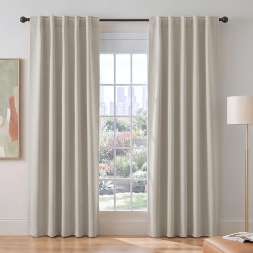 Blackout Curtains (Cream / 42"W x 84"L (Pack of 2))