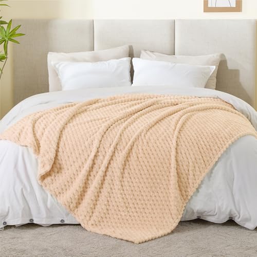 Blush Sand Twin Blanket for Couch (Blush Sand / Twin(60"x80"))