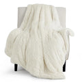 Faux Fur Fluffy Sherpa Throw Blanket Couch Twin Cream 60"x80" (02- Cream / Twin (60" X 80"))