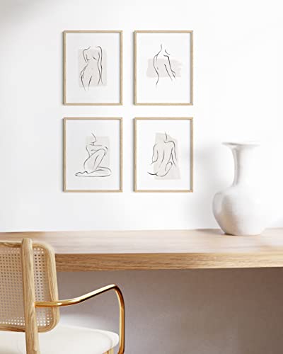 8.5x11 Natural Oak Wood Picture Frames Set of 15 (Set of 15 / Beige Oak / 8.5x11 in)