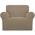 Stretch Oversized Chair Slipcover with Arm Washable Natural (Small-XL Chair / Natural)
