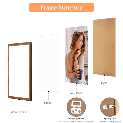 8x10 Wood Frames Set Brown (Brown / 8x10)