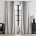 Grey Beige Extra Long 132 Inch 100% Blackout Curtains for Livingroom Neutral Modern Linen Blend Curtain Drapes Sound Proof Drapes Privacy Ceiling Track Villa Bedroom 11Ft (Grey Beige / 52"W x 132"L (Pack of 2))