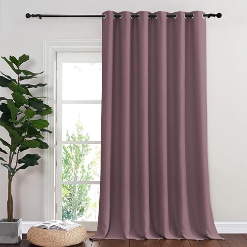 Dry Rose Blackout Curtains for Bedroom 95 Inch Length (Dry Rose / 80"W x 95"L (Pack of 1))