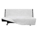 Reversible Couch Cover (White/White / Large Futon)