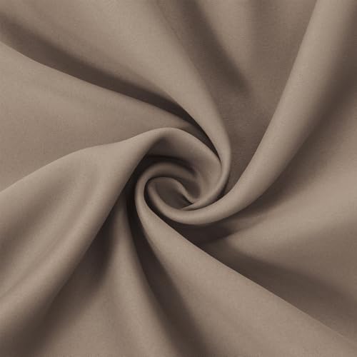 Cappuccino Blackout Curtains 66 x 63 Inch Length (Cappuccino / 66"W x 63"L (Pack of 2))