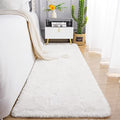 Soft Runner Rug for Bedroom Living Room Plush Fluffy Rugs 2x6 (Cream / 3' x 6' (Runner))