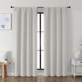 Ava Natural Blackout Curtains for Bedroom (Natural / 40"W x 72"L (Pack of 2))