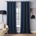 Velvet Curtains Royal Blue 52 x 96 Inch Length Set of 2 (Royal Blue / 52"W x 96"L (Pack of 2))