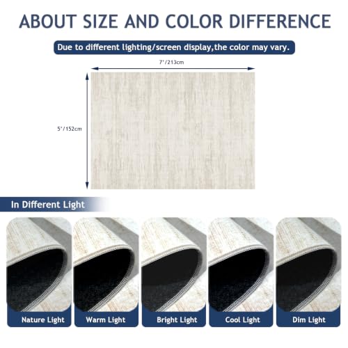 5x7 Area Rugs (Beige / 5' x 7' (Rectangular))