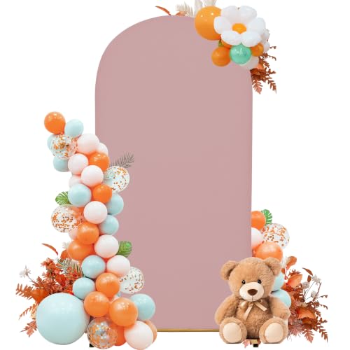 7.2FT Wedding Arch Cover (Light pink / 7.2FT)
