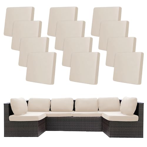 12 Pcs Outdoor Cushion Covers
