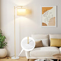 60" Floor Lamp for Living Room with 3 Color Temperatures (Marble Base & Gold / 60 inches)