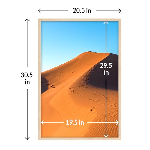 20x30 Picture Frame for Wall Display (Oak / 20x30)