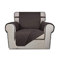 Reversible Chair Sofa Cover Dog Couch Covers for Sofa (Small / Chocolate/Chocolate)