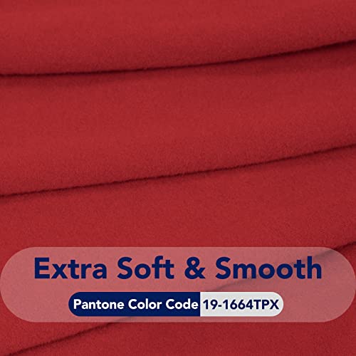 Super Stretch 3 Seats Recliner Sofa Couch Cover with Pocket (Large Recliner Sofa / Red)