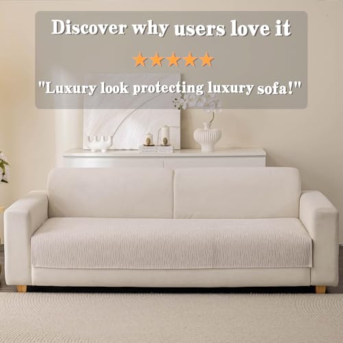 Soft Waterproof Chenille Cover Washable (1pc/36"x82"/Seat Cover / Coffee)