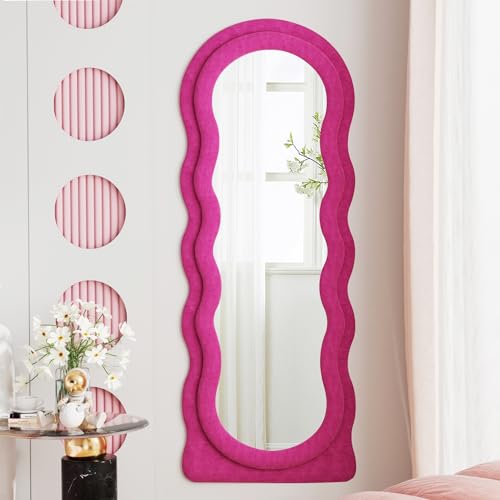 Full Length Mirror (Wavy - Pink)